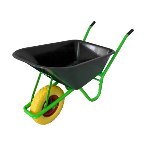 TACZKA OGRODOWA BUDOWLANA 100L 250KG MISA PVC Z ŻÓTYM KOŁEM PU