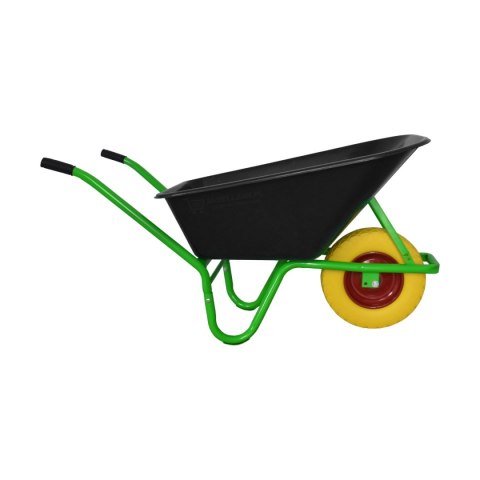 TACZKA OGRODOWA BUDOWLANA 100L 250KG MISA PVC Z ŻÓTYM KOŁEM PU