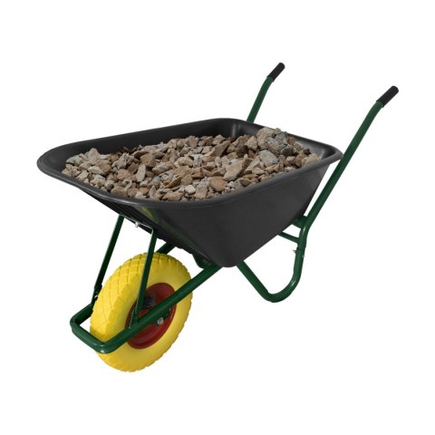 TACZKA OGRODOWA BUDOWLANA 100L 250KG MISA PVC Z ŻÓTYM KOŁEM PU