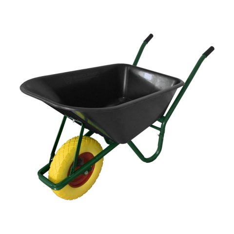 TACZKA OGRODOWA BUDOWLANA 100L 250KG MISA PVC Z ŻÓTYM KOŁEM PU