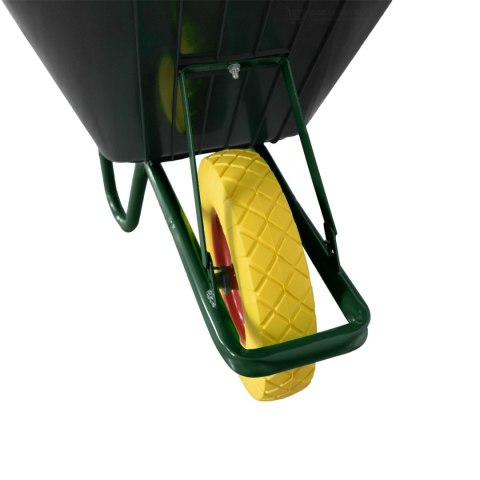 TACZKA OGRODOWA BUDOWLANA 100L 250KG MISA PVC Z ŻÓTYM KOŁEM PU