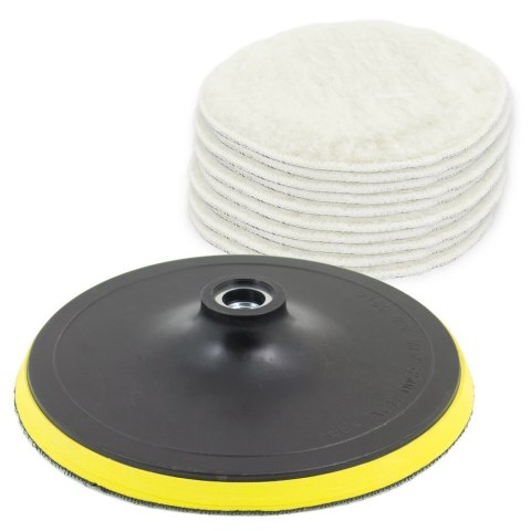 TARCZA POLERSKA Z NAKŁADKAMI POLERKA TARCZE BITUXX 10 NAKŁADEK