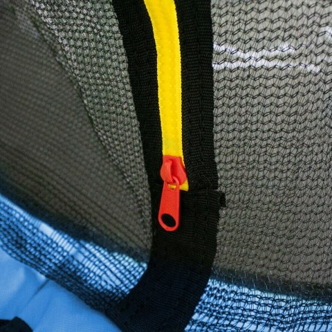 TRAMPOLINA DZIECIĘCA ZIELONA 140CM DO DOMU OGRODU Z OSŁONĄ I SIATKĄ