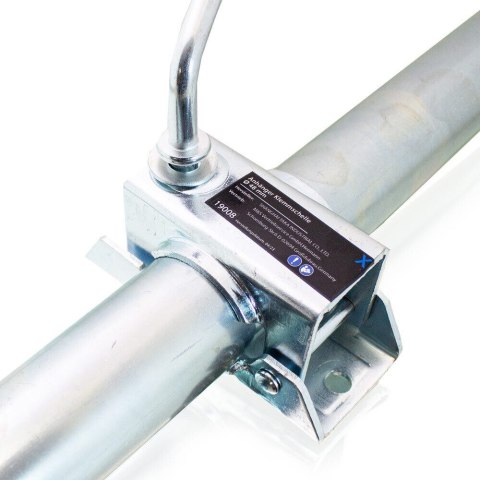 UCHWYT ZACISKOWY 48MM ZACISK OBEJMA KOŁA PODPOROWEGO PRZYCZEP BITUXX