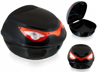 UNIWERSALNY KUFER KUFEREK NA BAGAŻNIK MOTOCYKLOWY MOTOR SKUTER 22 L