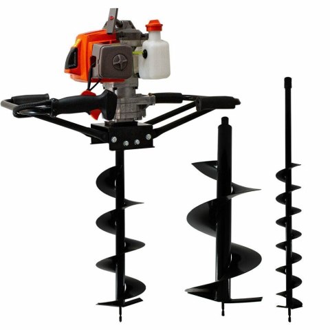 WIERTNICA GLEBOWA DO ZIEMI SPALINOWA + ZESTAW 3 WIERTEŁ 3,8KM