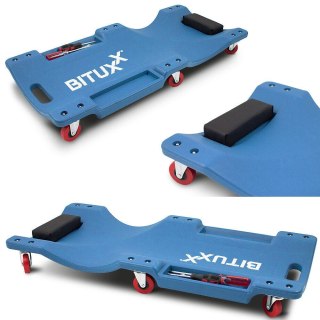 WÓZEK - LEŻANKA WARSZTATOWA BITUXX DO WARSZTATU NA KÓŁKACH Z ZAGŁÓWKIEM