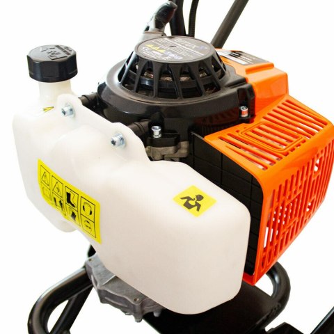 WÓZEK WIERTNICZY Z SILNIKIEM DWUSUWOWYM WIERTNICA Z KOŁEM 200MM