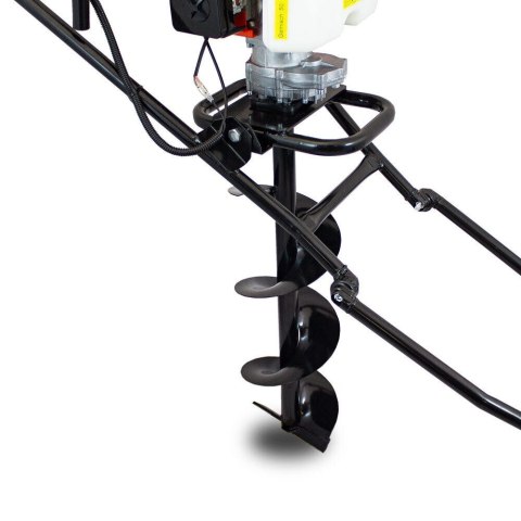 WÓZEK WIERTNICZY Z SILNIKIEM DWUSUWOWYM WIERTNICA Z KOŁEM + 3 WIERTŁA W ZESTAWIE