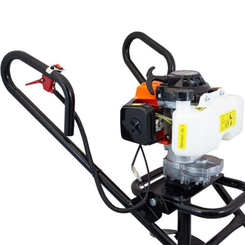 WÓZEK WIERTNICZY Z SILNIKIEM DWUSUWOWYM WIERTNICA Z KOŁEM + 3 WIERTŁA W ZESTAWIE