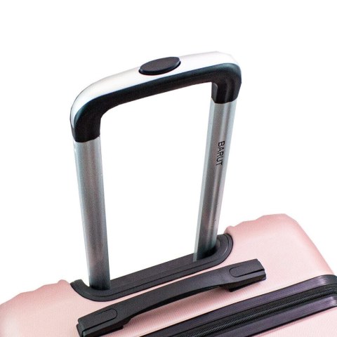 ZESTAW 3SZT WALIZEK ROSEGOLD RÓŻOWE NA KÓŁKACH ABS KABINOWA XL+L+M