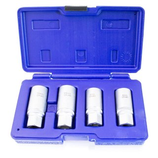 ZESTAW 4 ELEMENTOWY WKRĘTAKI DO ŚRUB DWUSTRONNYCH 1/2" 6-12MM