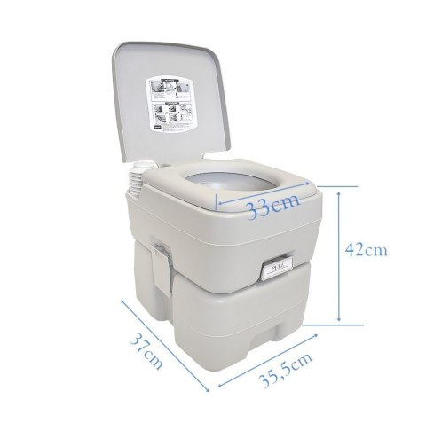 ZESTAW KEMPINGOWY TOALETA PRZENOŚNA + KUCHENKA TURYSTYCZNA GAZOWA