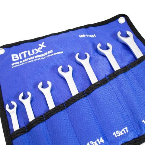 ZESTAW KLUCZY NAPRAWCZY DO PRZEWODÓW HAMULCOWYCH PODWÓJNE KLUCZE 6MM 7SZT