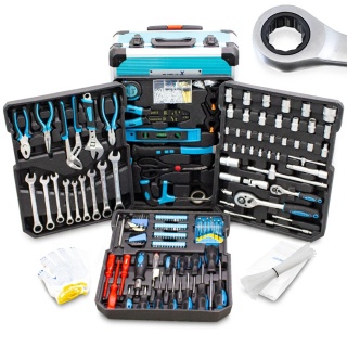 Bituxx zestaw narzędzi 1200 elementów w walizce na kółkach – kompletny warsztat domowy i profesjonalny