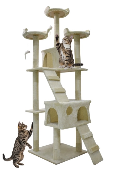 DRAPAK DRZEWKO DUŻY SOLIDNY DLA KOTA 170 CM PIĘTROWY DUŻY XL BITUXX