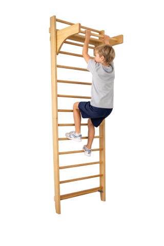 Drabinka gimnastyczna do ćwiczeń i rehabilitacji 220 cm – drewniana wielofunkcyjna ścianka do treningu i stretchingu