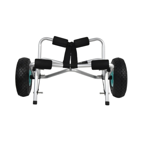 Lekki, aluminiowy wózek transportowy do kajaka/łódki – udźwig do 70 kg