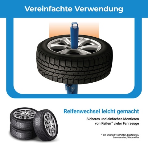 Montażownica do opon BITUXX – stojak do montażu i demontażu opon motocyklowych i samochodowych