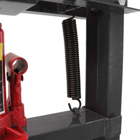 Prasa hydrauliczna warsztatowa nacisk 12 ton czarna łatwy montaż