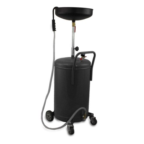 Przenośna mobilna Zlewarka do oleju Warsztatowa Regulowana ze zbiornikiem 80L