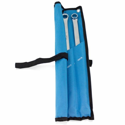 ZESTAW KLUCZY OCZKOWYCH TORX 5 ELEMENTÓW 8-19MM W PRAKTYCZNEJ TORBIE