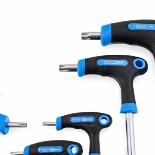 ZESTAW KLUCZY TORX L Z RĘKOJEŚCIĄ T10-T50 9 ELEMENTÓW BITUXX