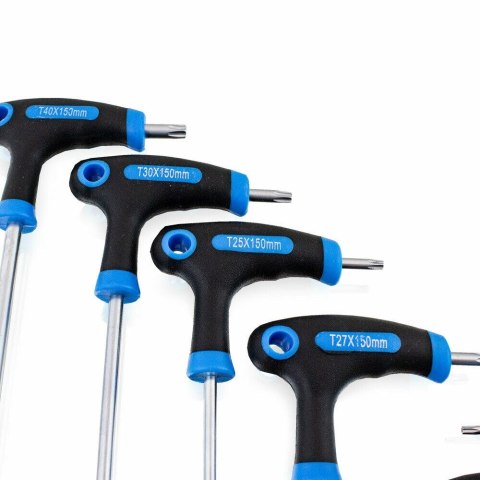 ZESTAW KLUCZY TORX L Z RĘKOJEŚCIĄ T10-T50 9 ELEMENTÓW BITUXX