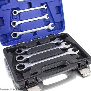 ZESTAW KLUCZY Z GRZECHOTKĄ BITUXX 6 SZTUK W NIEBIESKIEJ WALIZCE