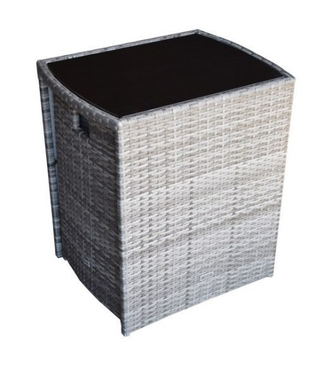 ZESTAW MEBLI TECHNORATTANOWYCH BALKONOWE OGRODOWE 3 ELEMENTY