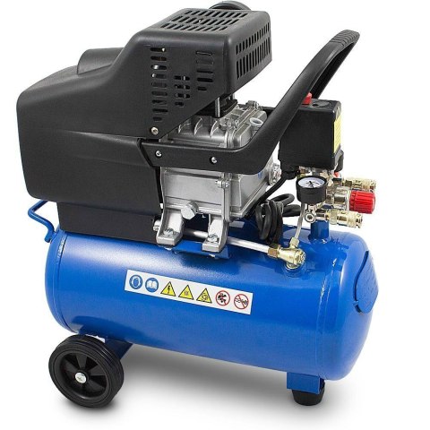 ZESTAW SPRĘŻARKA 24L 1500W 8 BAR + AKCESORIA 8 ELEMENTÓW