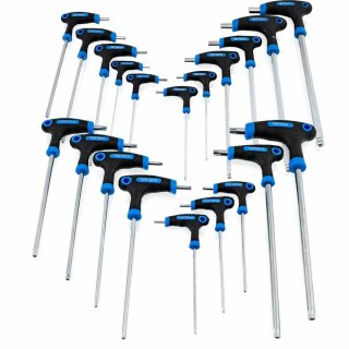 ZESTAW ŚRUBOKRĘTÓW 20 ELEMENTÓW TORX IMBUS TYP T STAL CHROMOWO-WANADOWA