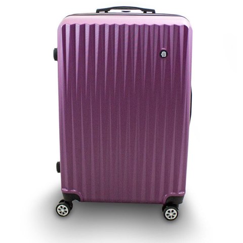 ZESTAW WALIZEK 3SZT PODRÓŻNE LILA NA 4 KÓŁKACH 360 STOPNI BARUT ABS