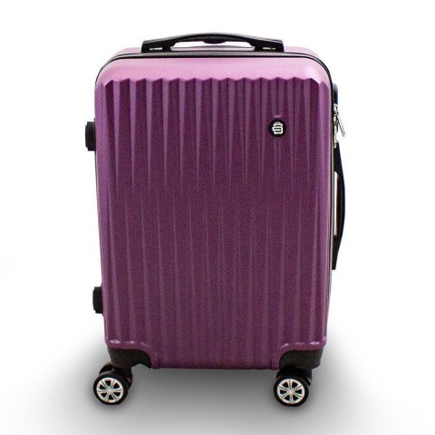 ZESTAW WALIZEK 3SZT PODRÓŻNE LILA NA 4 KÓŁKACH 360 STOPNI BARUT ABS