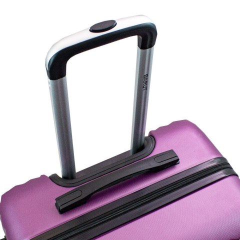 ZESTAW WALIZEK 3SZT PODRÓŻNE LILA NA 4 KÓŁKACH 360 STOPNI BARUT ABS