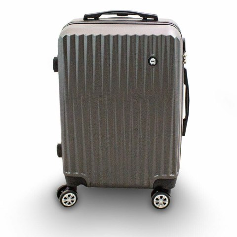 ZESTAW WALIZEK PODRÓŻNYCH SZARE 3SZT XL+L+M KABINOWA ABS TWARDE