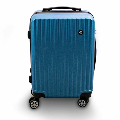 ZESTAW WALIZEK SET WALIZKI NIEBIESKIE XL+L+M KOMPLET PODRÓŻNE NA KÓŁKACH