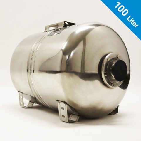 Zbiornik membranowy ze stali nierdzewnej BITUXX 100L zbiornik ciśnieniowy 8 bar do domowych instalacji wodnych