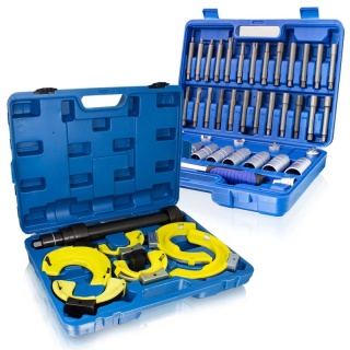 Zestaw kluczy nasadowych do amortyzatorów i kompresor sprężyn BITUXX – 43 elementy