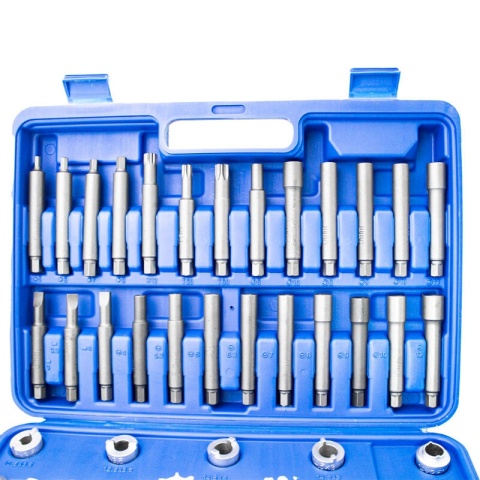 Zestaw kluczy nasadowych do amortyzatorów i kompresor sprężyn BITUXX – 43 elementy