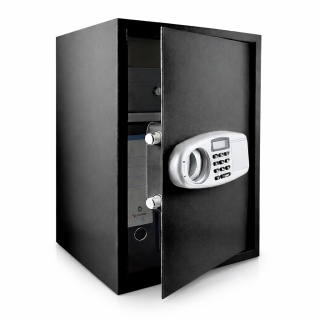 Czarna szafa pancerna Sejf na oszczędności z zamkiem elektronicznym szyfrowym