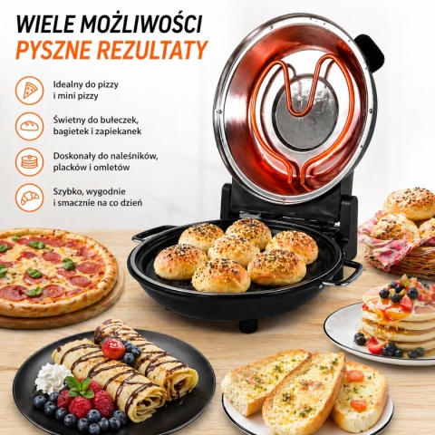 Domowy piec mobilny do Pizzy piecyk do kuchni Bituxx kompaktowy