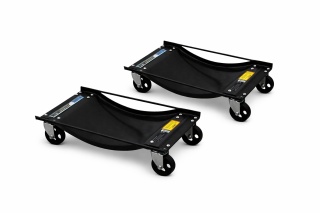 Komplet 2szt wózki manewrowe na kółkach zwrotne Warsztatowe