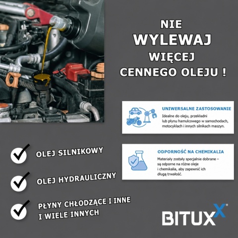 Pompa do napełniania i ekstrakcji płynów BITUXX 200 ml + 500 ml