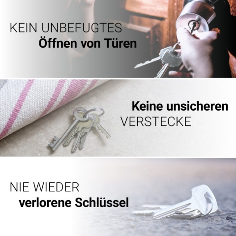 SEJF NA KLUCZE SZYFROWY ZEWNĘTRZNY BITUXX SKRYTKA SZAFKA NA KOD