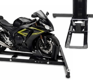 Stojak motocyklowy do transportu z wahaczem 800kg Uchwyt przód/tył
