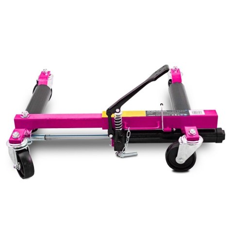 Zestaw rolek manewrowych 680kg hydrauliczne do auta 4szt Bituxx + stojak XL PRO+