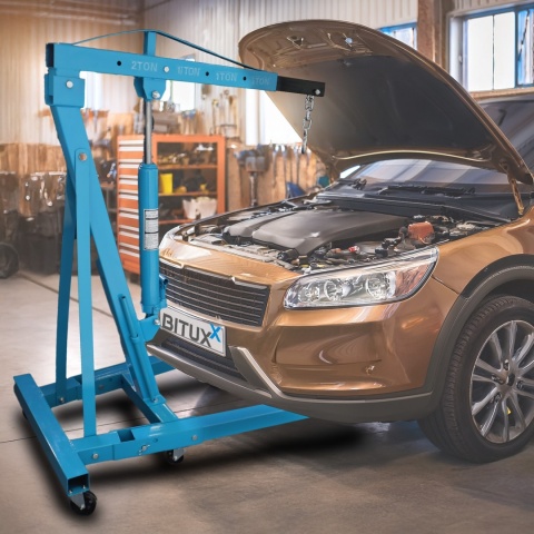 HYDRAULICZNY ŻURAW WARSZTATOWY UDŹWIG DO 2 TON PODNOŚNIK SKŁADANY BITUXX