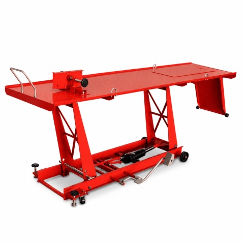 Hydrauliczny podnośnik motocyklowy Bituxx 460 kg – platforma serwisowa, regulowany lift