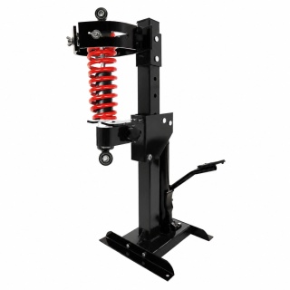 Hydrauliczny ściągacz do sprężyn 2,5 t Bituxx ściskacz sprężyn zawieszenia 70–200 mm z pedałem nożnym